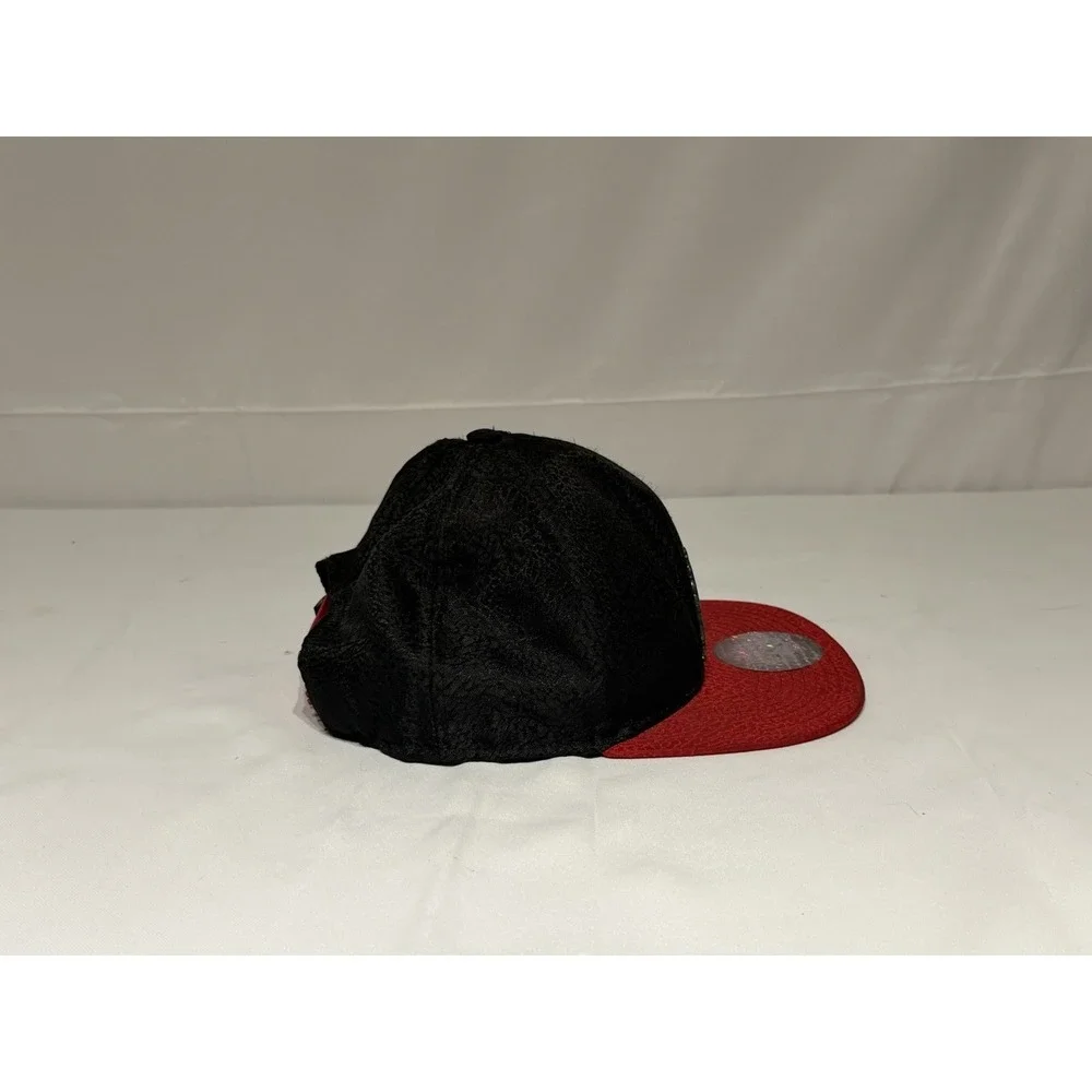 Air Jordan jumpman snapback youth one size black red chrome logo